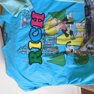 Richhie Rich turquoise 3x / Ghost Cream mint green 2x/ blue FWRD denim 42/ more.